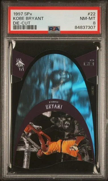 1997 SPx Kobe Bryant Die-Cut #22 card image