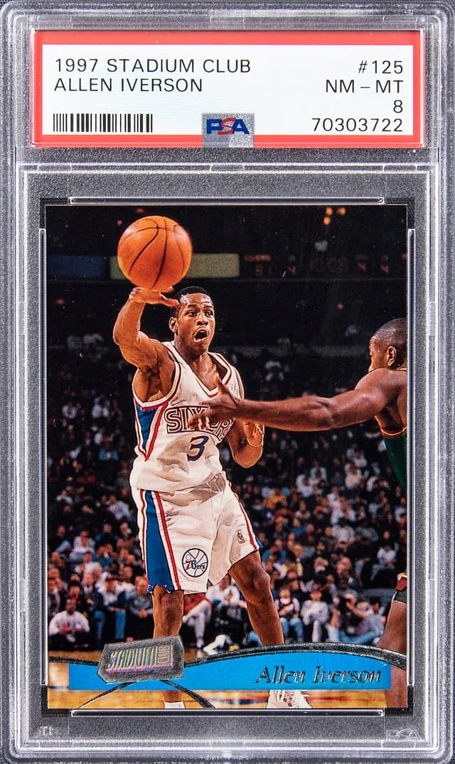 1997 Stadium Club Allen Iverson #125 card image