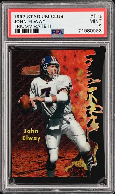 1997 Stadium Club John Elway Triumvirate Ii #T1A card image