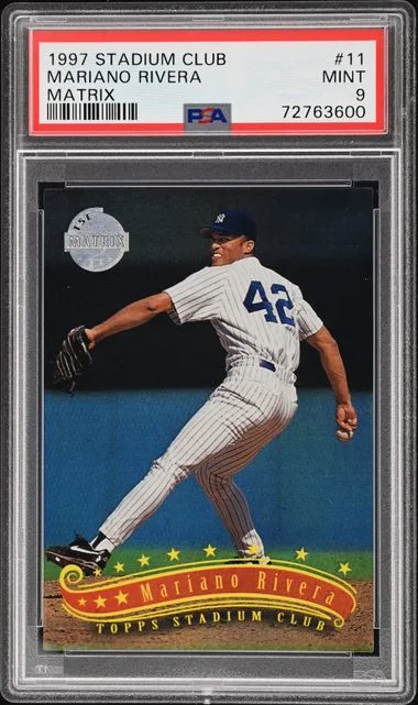 1997 Stadium Club Mariano Rivera Matrix #11 card image