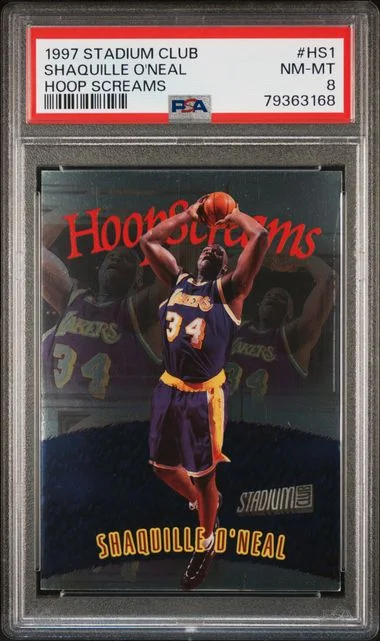 1997 Stadium Club Shaquille O'Neal Hoop Screams #HS1 card image