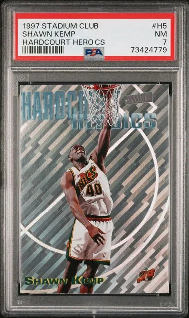 1997 Stadium Club Shawn Kemp Hardcourt Heroics #H5 card image