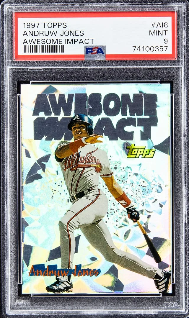 1997 Topps Andruw Jones Awesome Impact #AI8 card image