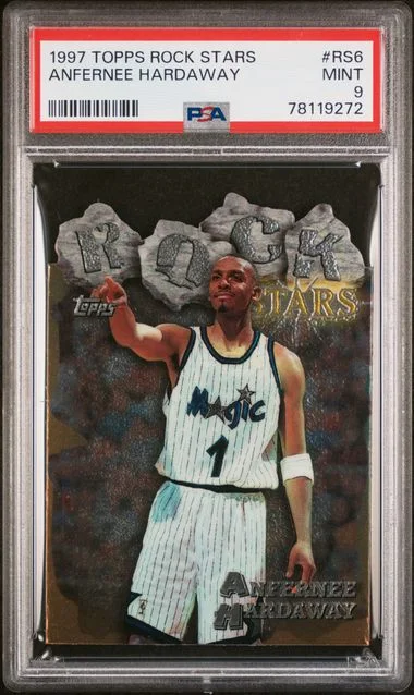 1997 Topps Anfernee Hardaway Rock Stars #RS6 card image