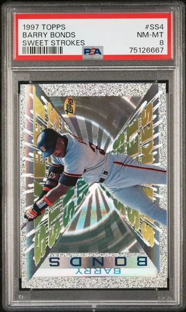 1997 Topps Barry Bonds Sweet Strokes #SS4 card image