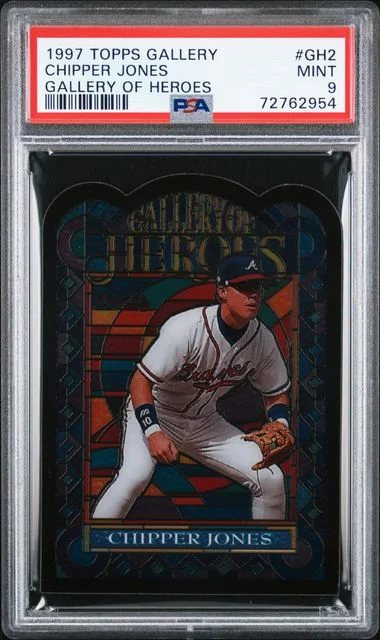1997 Topps Chipper Jones Gallery Of Heroes #GH2 card image