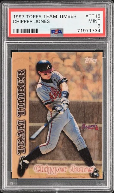 1997 Topps Chipper Jones Team Timber #TT15 card image
