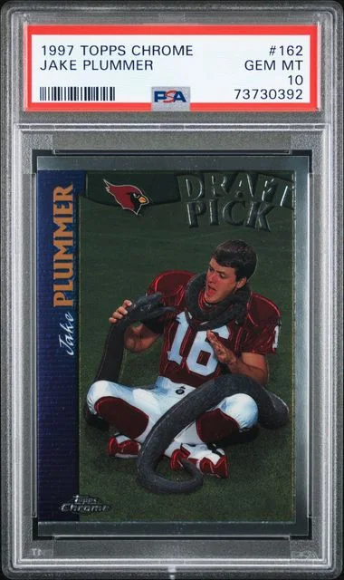 1997 Topps Chrome Jake Plummer #162 card image