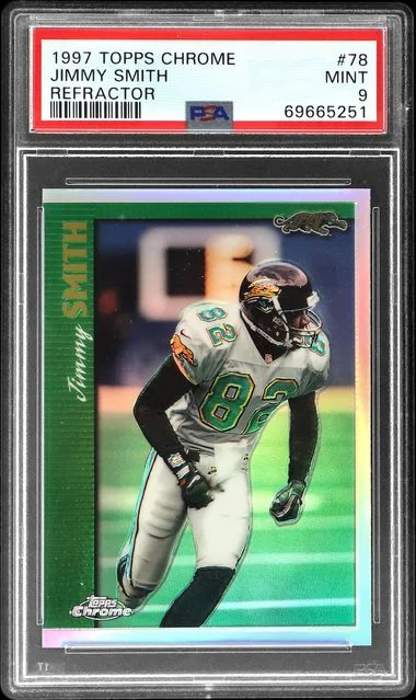1997 Topps Chrome Jimmy Smith Refractor #78 card image
