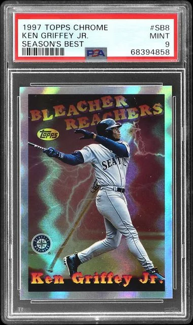 1997 Topps Chrome Ken Griffey Jr. Season's Best #SB8 card image