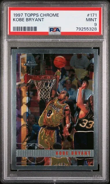 1997 Topps Chrome Kobe Bryant #171 card image