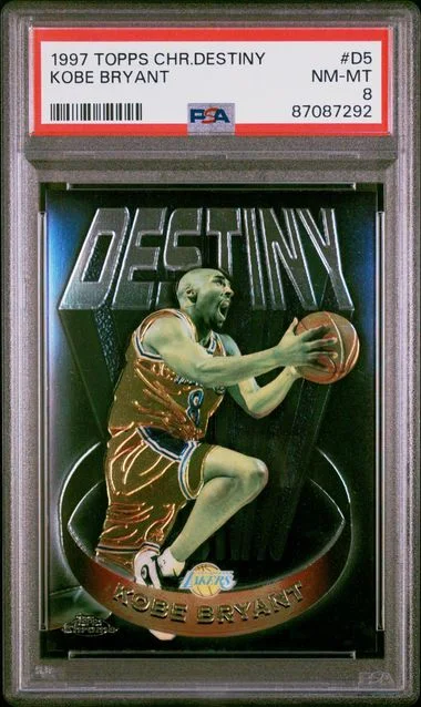 1997 Topps Chrome Kobe Bryant Destiny #D5 card image
