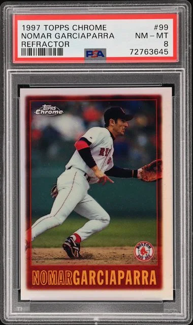 1997 Topps Chrome Nomar Garciaparra Refractor #99 card image