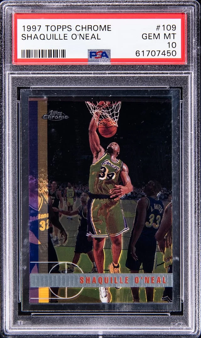 1997 Topps Chrome Shaquille O'Neal #109 card image
