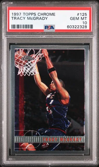 1997 Topps Chrome Tracy Mcgrady #125 card image
