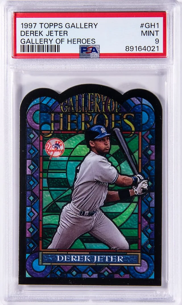 1997 Topps Derek Jeter Gallery of Heroes #GH1 card image