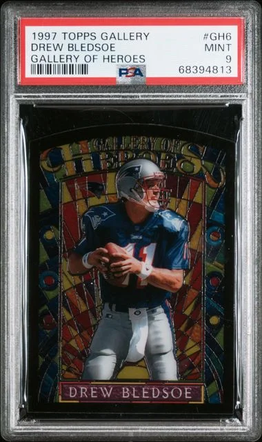 1997 Topps Drew Bledsoe Gallery Of Heroes #GH6 card image