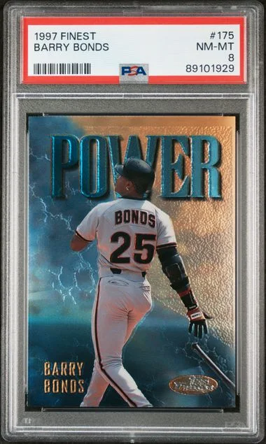 1997 Topps Finest Barry Bonds #175 card image