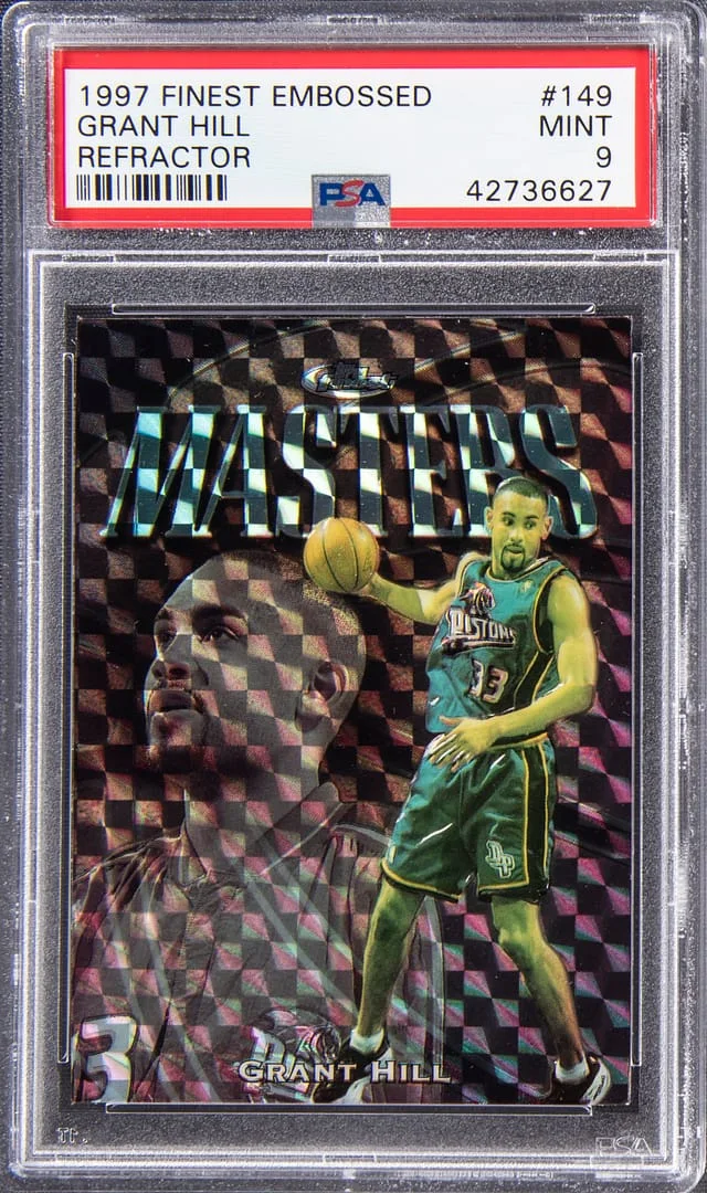 1997 Topps Finest Grant Hill Refractor #149 card image