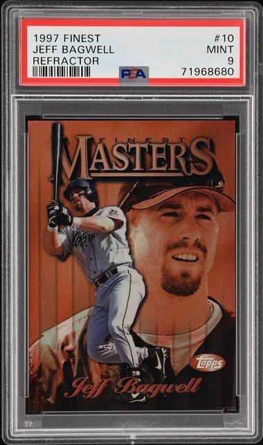 1997 Topps Finest Jeff Bagwell Refractor #10 card image