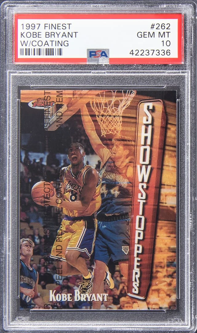 1997 Topps Finest Kobe Bryant #262 card image