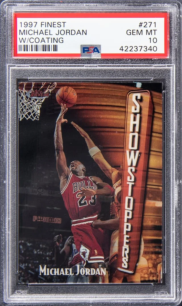 1997 Topps Finest Michael Jordan #271 card image