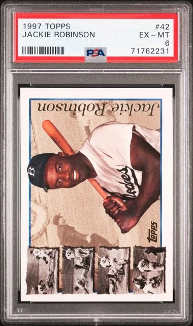 1997 Topps Jackie Robinson #42 card image