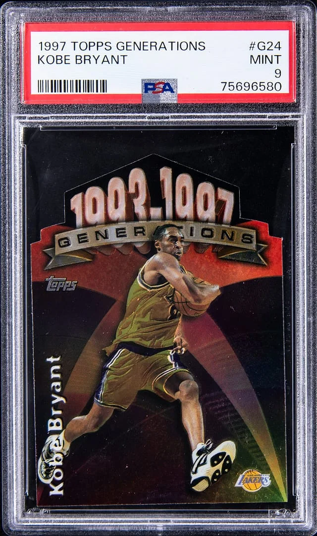 1997 Topps Kobe Bryant Generations #G24 card image