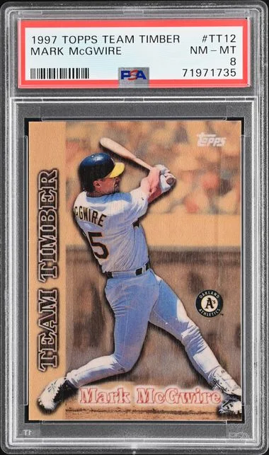 1997 Topps Mark McGwire Team Timber #TT12 card image