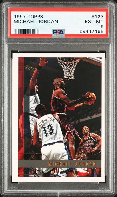 1997 Topps Michael Jordan #123 card image