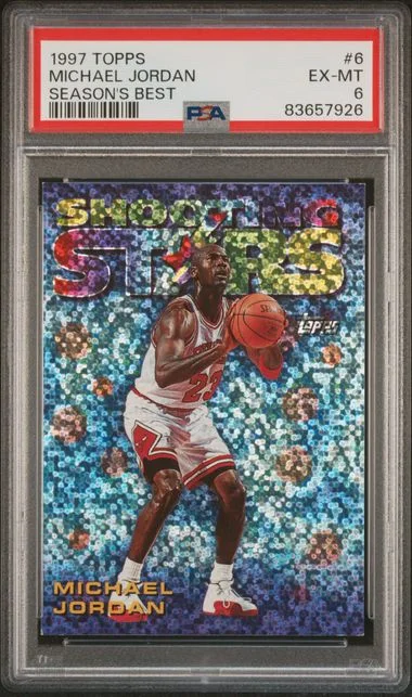 1997 Topps Michael Jordan Season's Best #6 card image