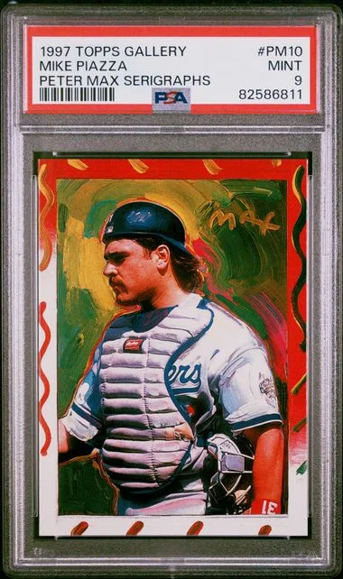 1997 Topps Mike Piazza Gallery Peter Max Serigraphs #PM10 card image