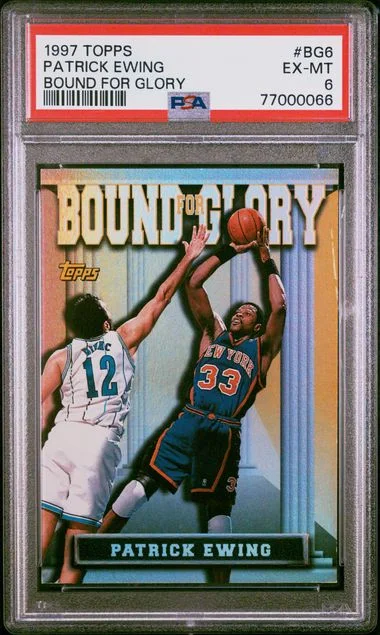 1997 Topps Patrick Ewing Bound For Glory #BG6 card image