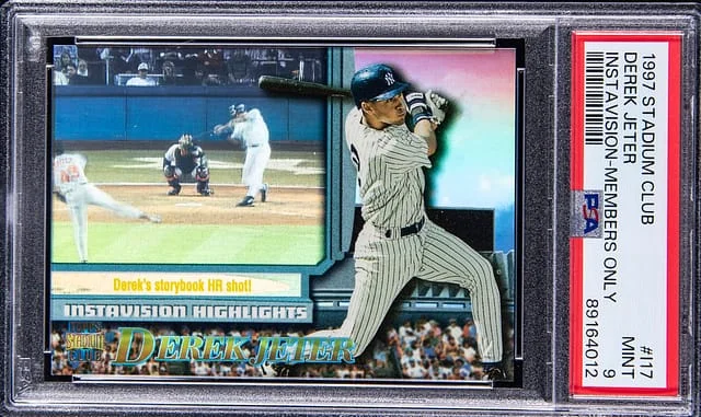 1997 Topps Stadium Club Derek Jeter Instavision Members Only #I17 card image