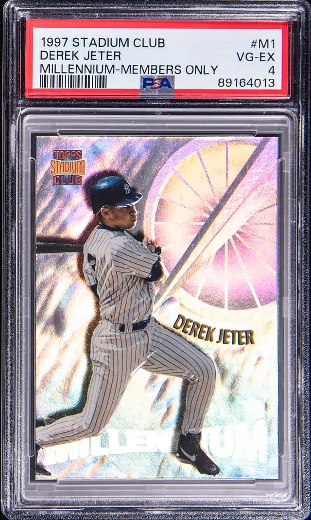 1997 Topps Stadium Club Derek Jeter Millennium Members Only #M1 card image