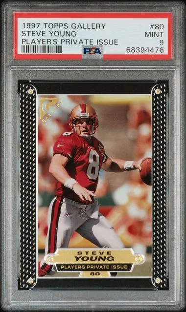 1997 Topps Steve Young Gallery Player's Private Issue #80 card image