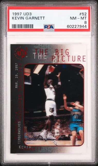 1997 UD3 Kevin Garnett #52 card image