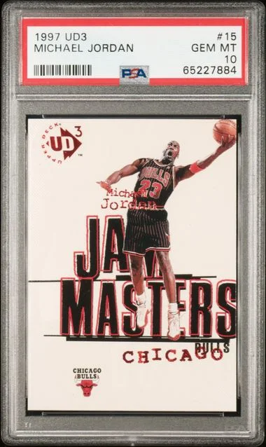 1997 UD3 Michael Jordan #15 card image