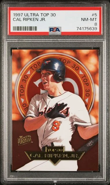 1997 Ultra Cal Ripken Jr. Top 30 #5 card image