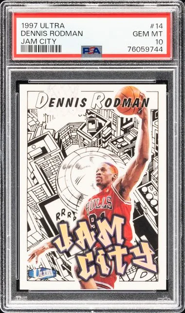 1997 Ultra Dennis Rodman Jam City #14 card image