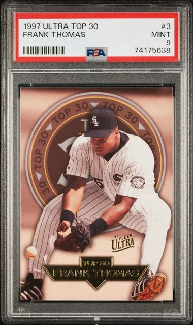 1997 Ultra Frank Thomas Top 30 #3 card image