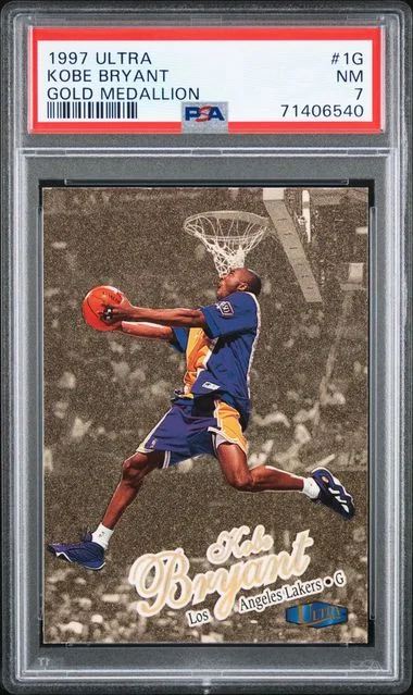 1997 Ultra Kobe Bryant Gold Medallion #1G card image