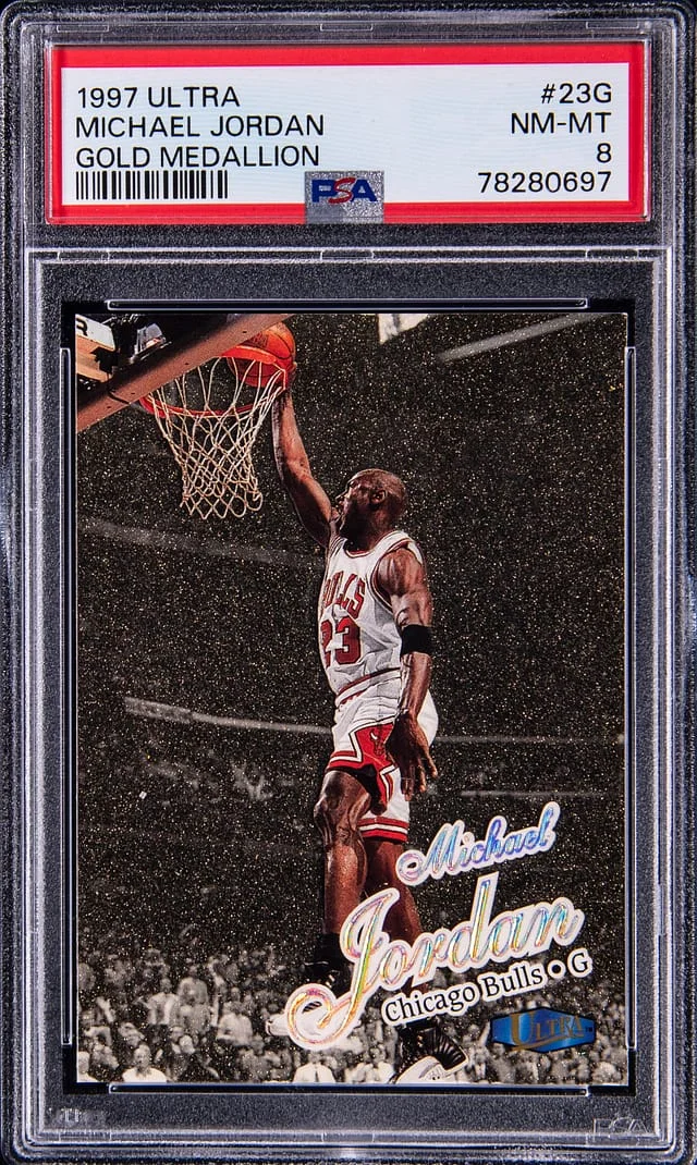 1997 Ultra Michael Jordan Gold Medallion #23G card image