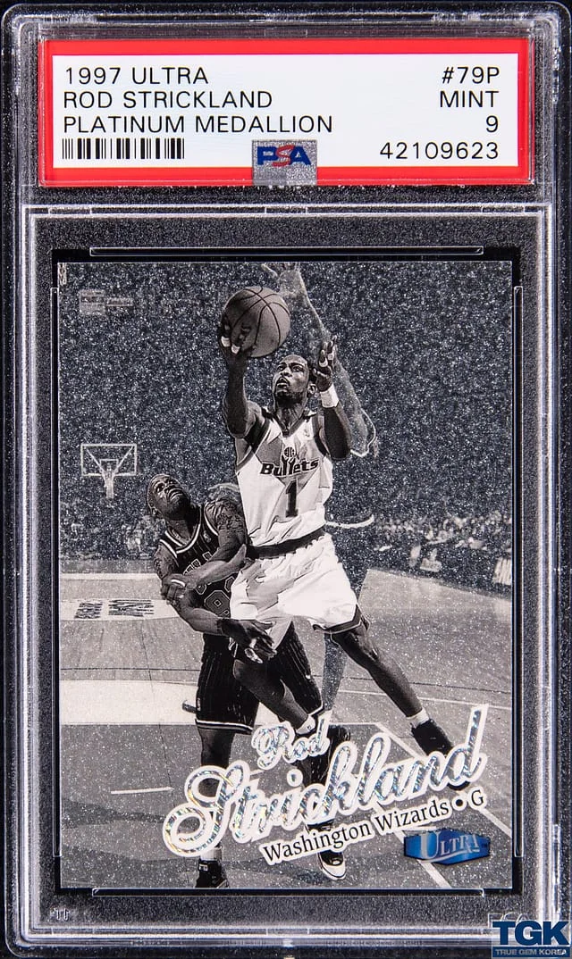 1997 Ultra Rod Strickland Platinum Medallion #79P card image