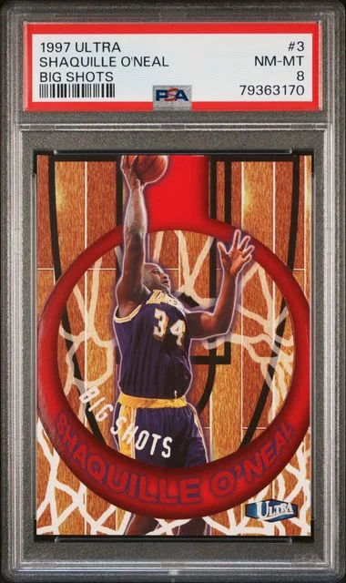 1997 Ultra Shaquille O'Neal Big Shots #3 card image