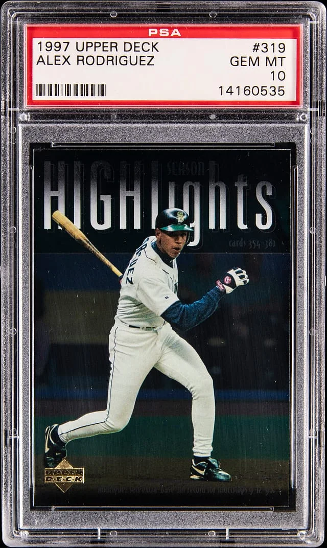 1997 Upper Deck Alex Rodriguez #319 card image