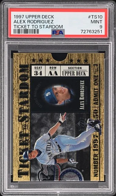 1997 Upper Deck Alex Rodriguez Ticket To Stardom #TS10 card image