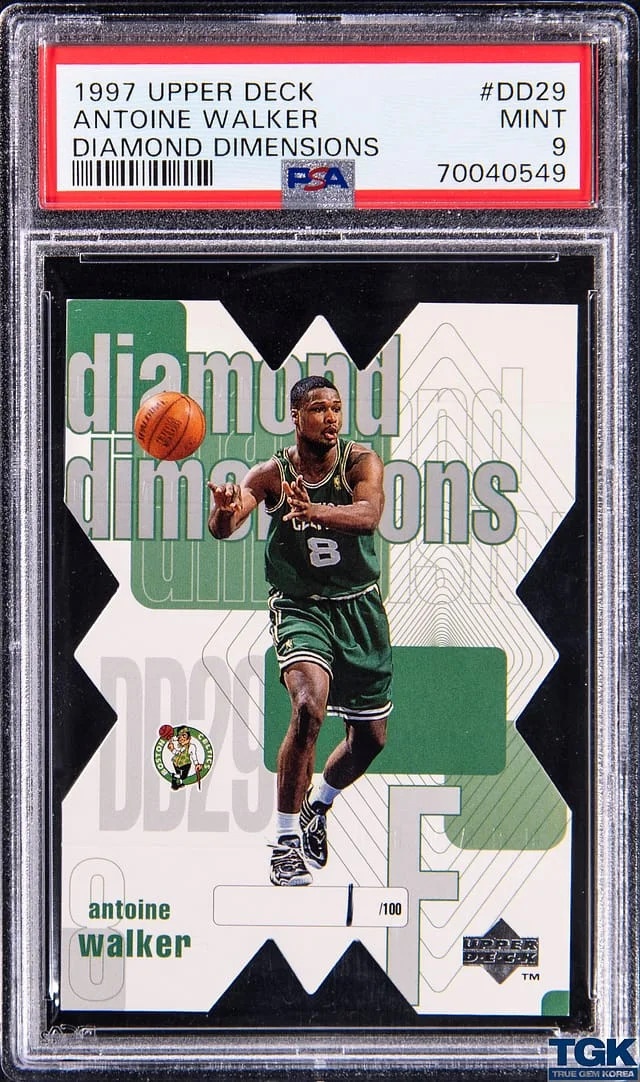 1997 Upper Deck Antoine Walker Diamond Dimensions #DD29 card image