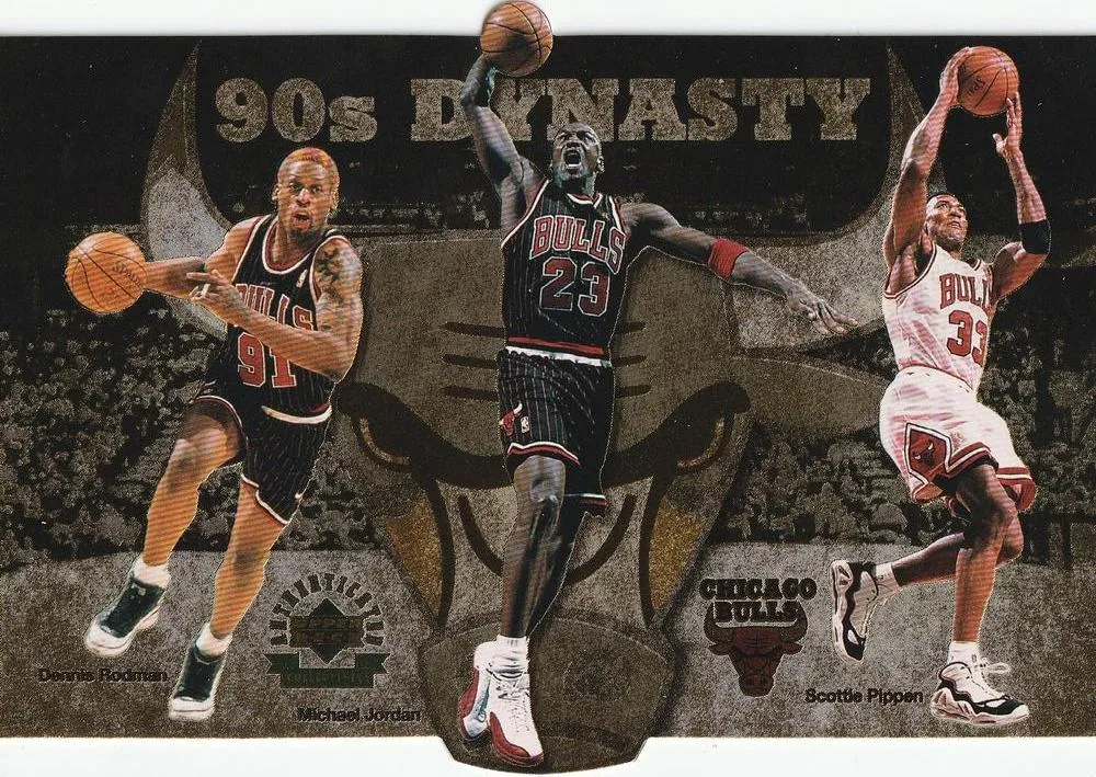 1997 Upper Deck Authenticated 90s Dynasty Michael Jordan #NNO card image