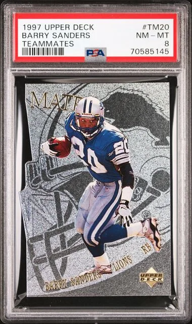 1997 Upper Deck Barry Sanders Teammates #TM20 card image